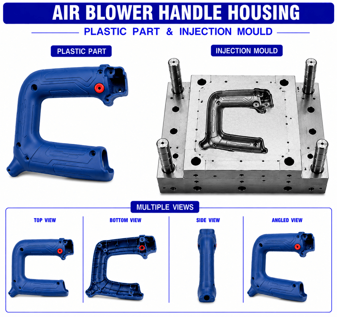 Air Blower Plastic Handle Housing Mould and Moulding Services